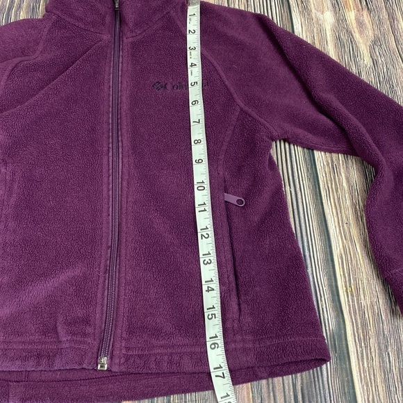 Columbia Purple Fleece Zip-up Jacket - Picture 5 of 6